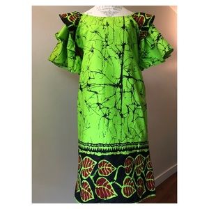 African print dress